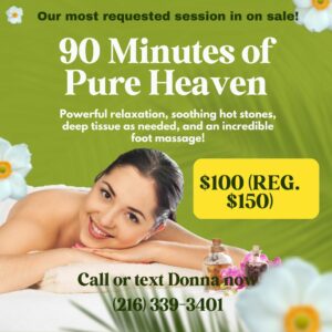 90 Minute Massage