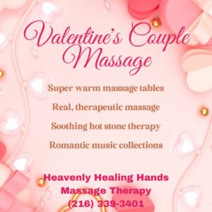 Valentine couple massage