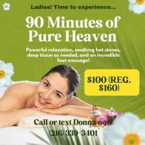 90 Minutes of Pure Heaven Massage